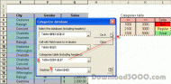 Categorizing Data for Excel screenshot